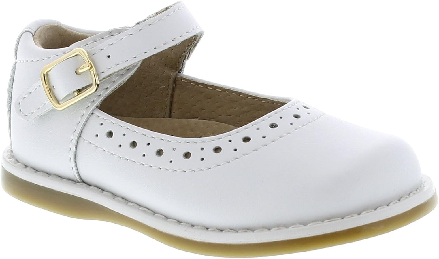 Amazon.com | FOOTMATES Heather Leather Mary Jane Girls Dress Shoes